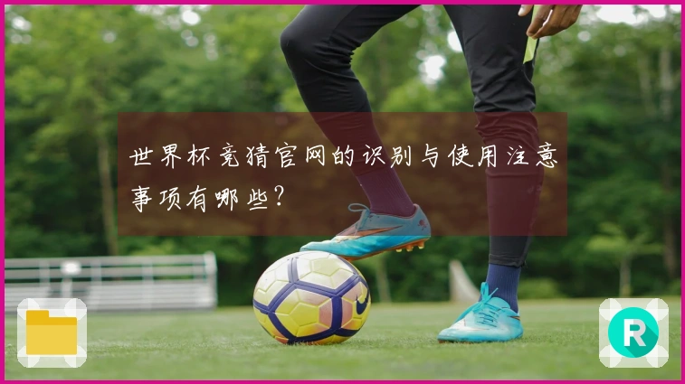 世界杯竞猜官网的识别与使用注意事项有哪些？