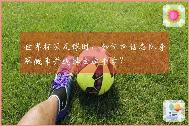 世界杯买足球时，如何评估各队夺冠概率并选择合适平台？